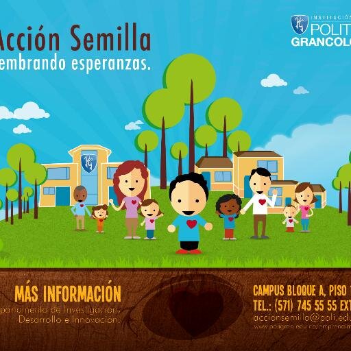 Proyecto de inclusión y responsabilidad social de @poligran con el Barrio Bosque Calderón Tejada accionsemilla@poli.edu.co http://t.co/ADGV7ZXxhB