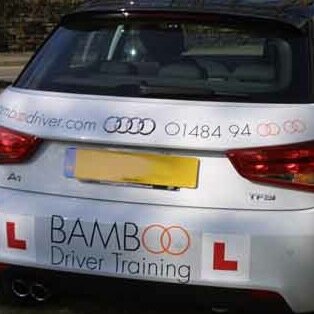 Holmfirth based BAMBOO Driver Training.
Learn to drive in a stylish, clean and well equipped Audi.
You'll be the envy of your friends.