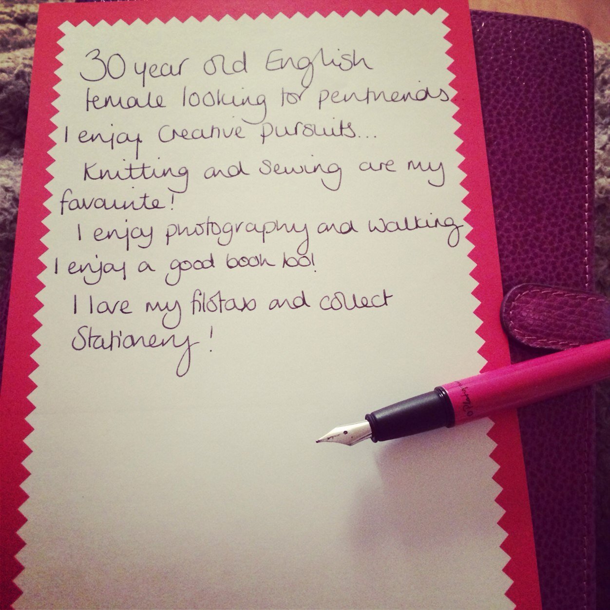 rachel_writesuk's profile picture. Just love the handmade handwritten joys of life. Postcrossing newbie, stationery addict. Geek. Cat lover, constant knitter. Love manatees.