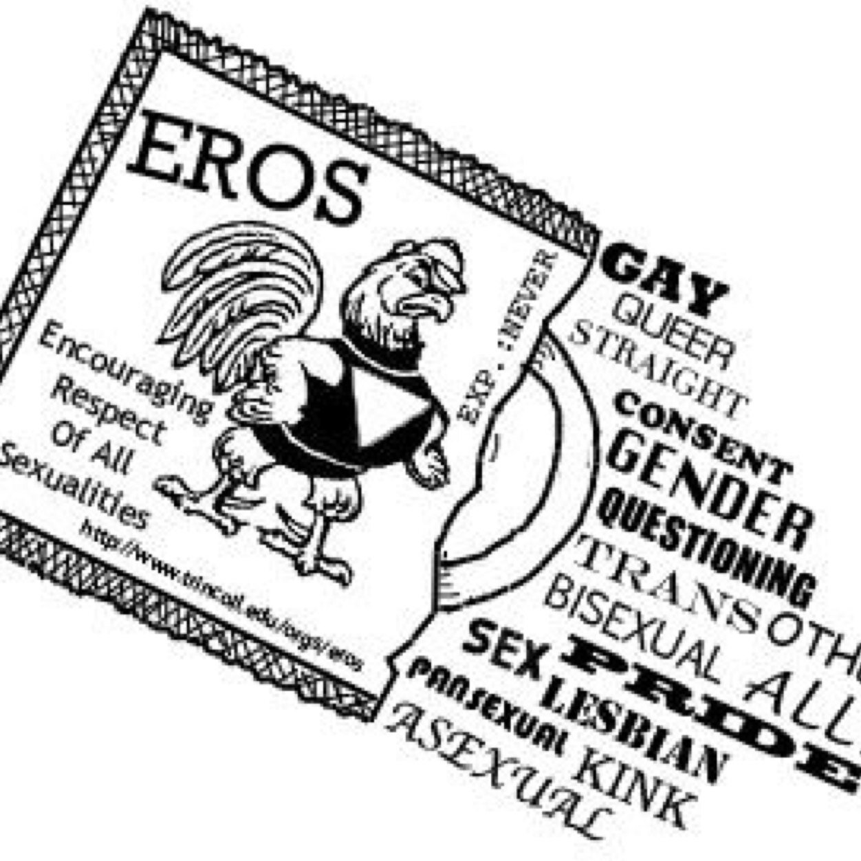 We are EROS, a student organization at Trinity College. Our mission is to build a comfortable environment for students of all sexualities and gender identities.