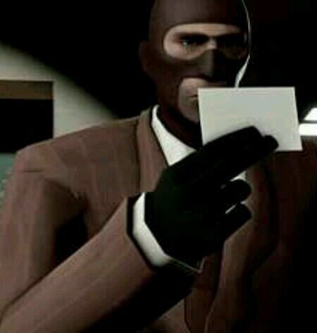 Team fortress 2 ' spy ' bot .                               Gentelman ?