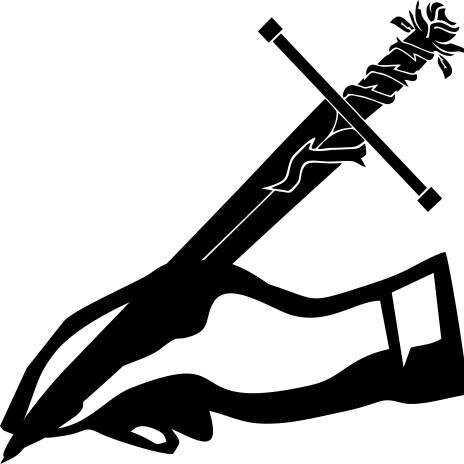 They Say the Pen is Mightier Than the Sword.  I,Therefore,Use the Sword As My Pen.