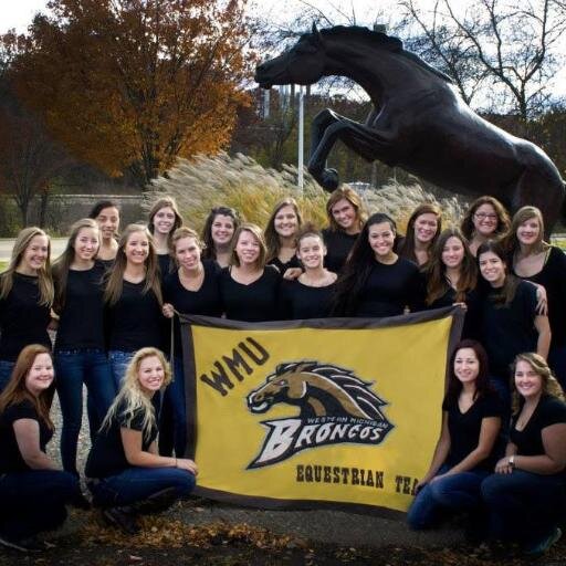 wmuequestrian's profile picture. The Equestrian Team at Western Michigan University is a great way to get involved on campus, and a way to continue or begin riding through college! Go Broncos!