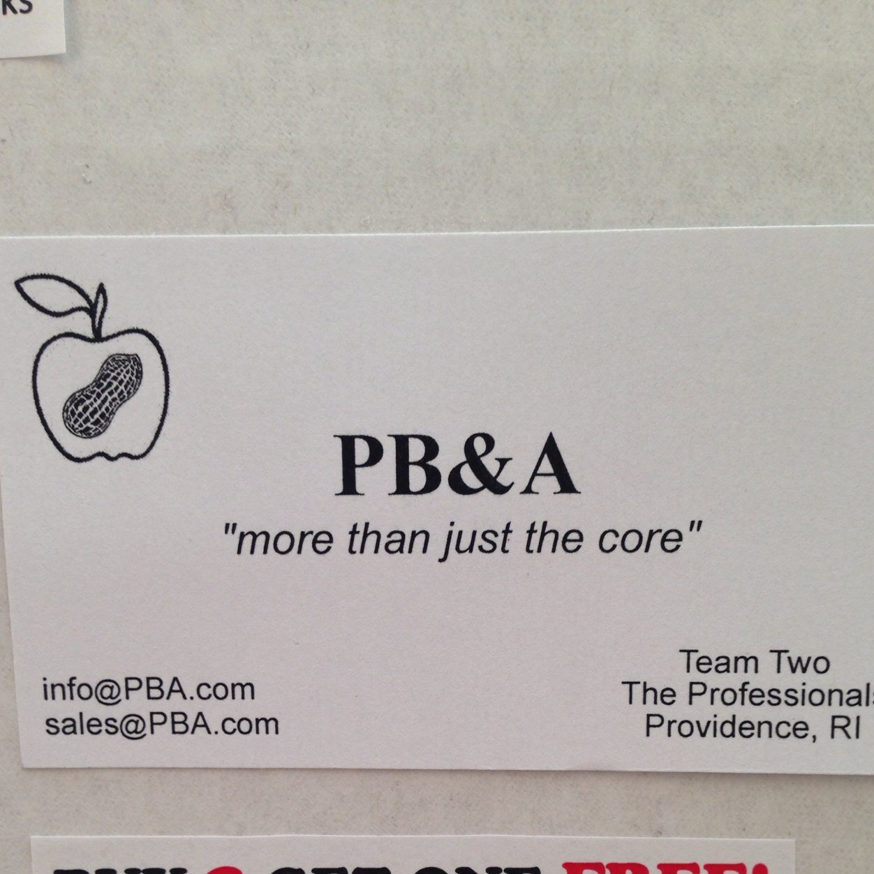 More Than Just the Core. Follow, retweet, and favorite. Product coming to your local supermarkets soon. PBAsnacks@gmail.com.