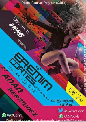 RRPP// FIESTON!!! EN DREAMS EL VIERNES 11,ENTRADA DOBLE+2DJ+COPAS A 3€=5€!!, SOLO +18, +INFO 600389159
