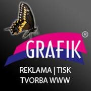 Grafik-reklama nabízí svým zákazníkům kompletní reklamní služby, fóliovou a velkoplošnou reklamu, tisk, tvorbu www a e-shopů.
