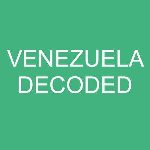 VzlaDecoded's profile picture. News about Venezuela´s crisis.