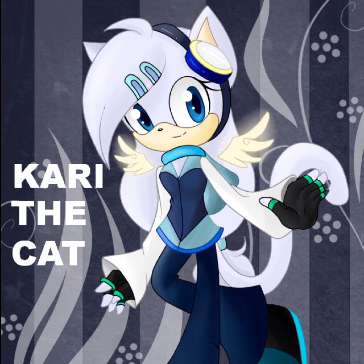 Hello! I'm Kari! Whats up? I'm here to make friends!!! #Taken: @jack53_the. /Sonic OC/
