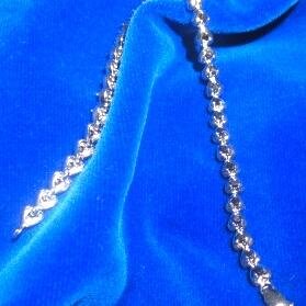 1.78 CTW  (34 ) BLACK DIAMOND BRACELET PRICE $4234.87 18CT WHITE GOLD OVER 9.25 SILVER EXTRATERRESTRIAL DIAMOND                       WEB -/lexiesjewelryaol.com