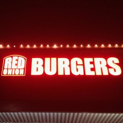 We are a locally owned and operated family business. The Red Onion is a trendy burger joint offering Signature BBQ, fresh salads, ice cream and more!
