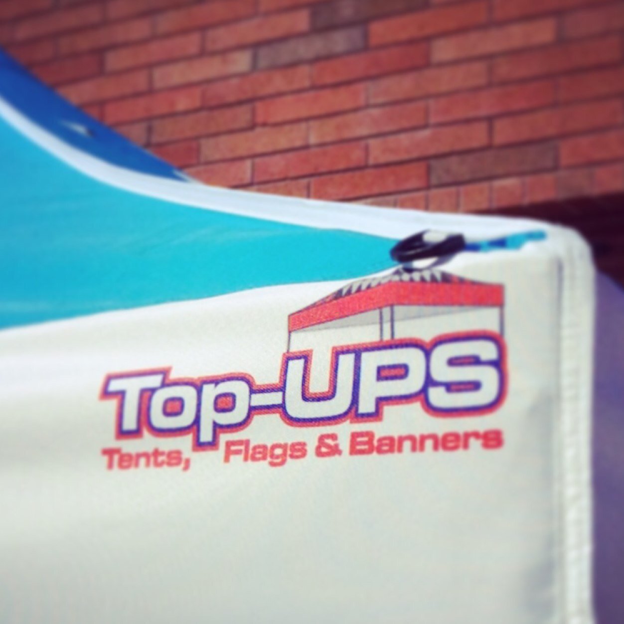 We make tents, flags, banners and anything else with dye sublimation. Vinyl banners, stickers. Hit us up with any requests: info@topups-store.com 213-457-3857