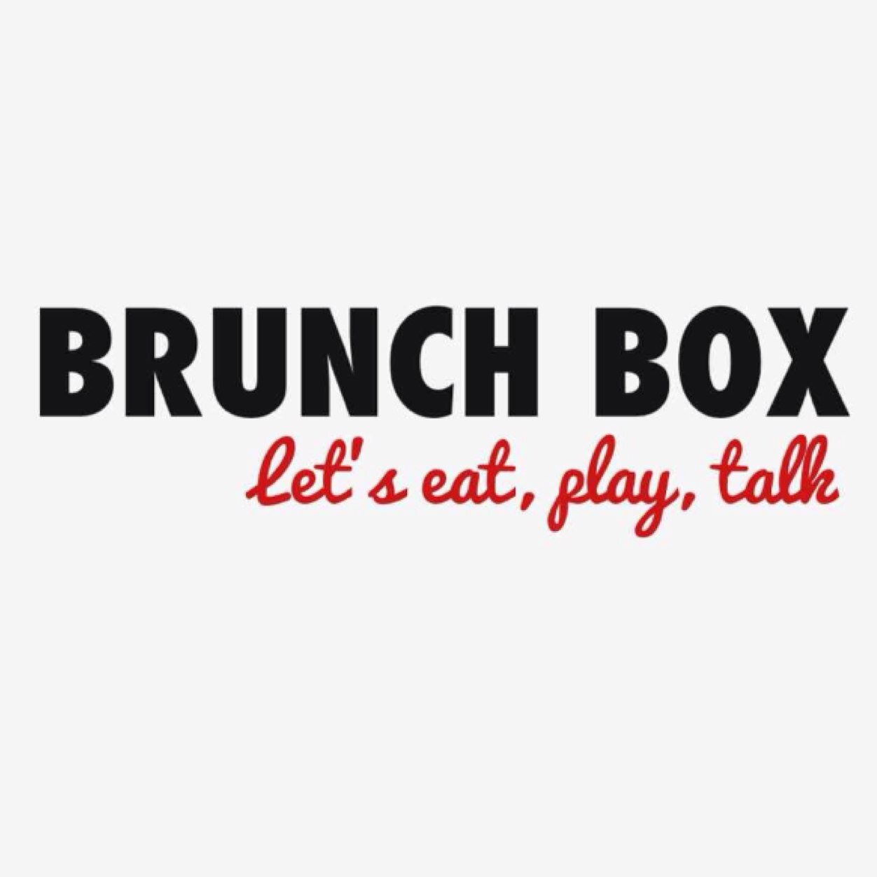 Let's eat. Play. Talk!