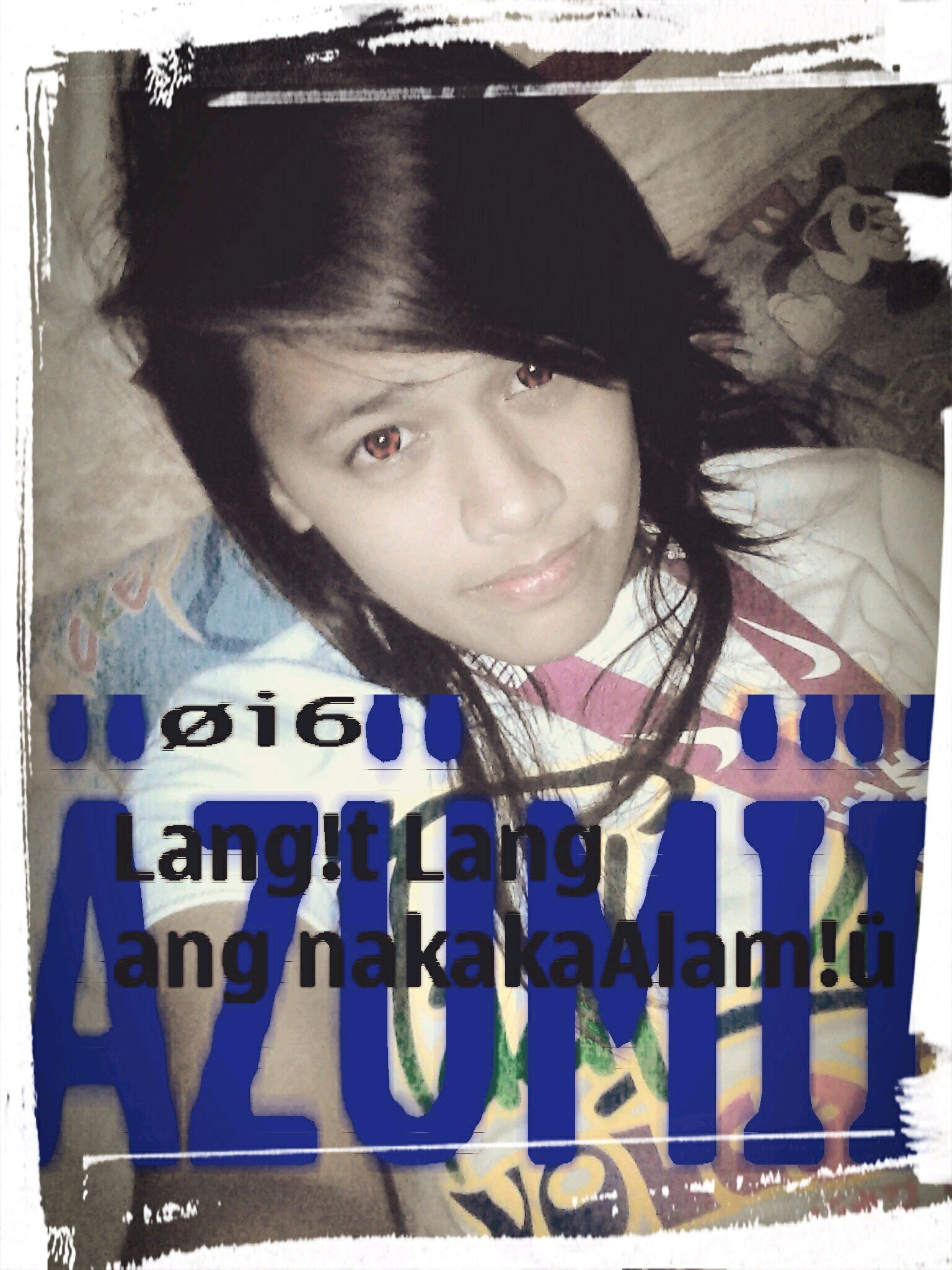Pangit man ako,,wala e! pangit talaga xD magagawa ko diba?:) _azSwag ng Gapo3
