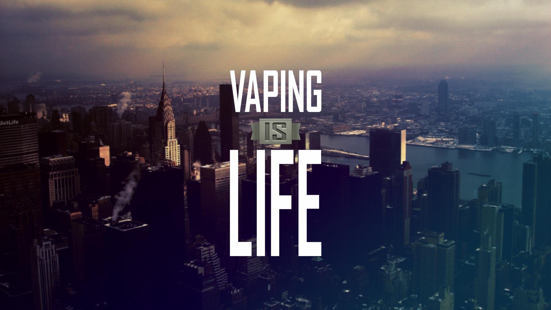 I'm vaping, not smoking.