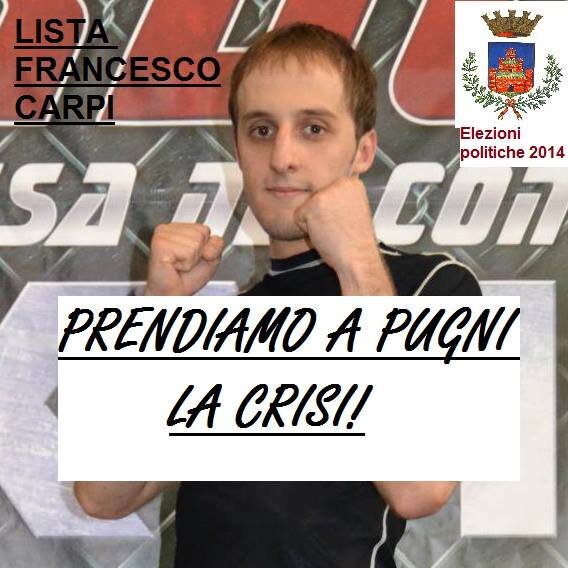 listafrancio's profile picture. Pagina ufficiale anti-crisi del futuro sindaco di Monselice.
I post del sindaco sono firmati -F

#francio14 - - - #prendiamoapugnilacrisi