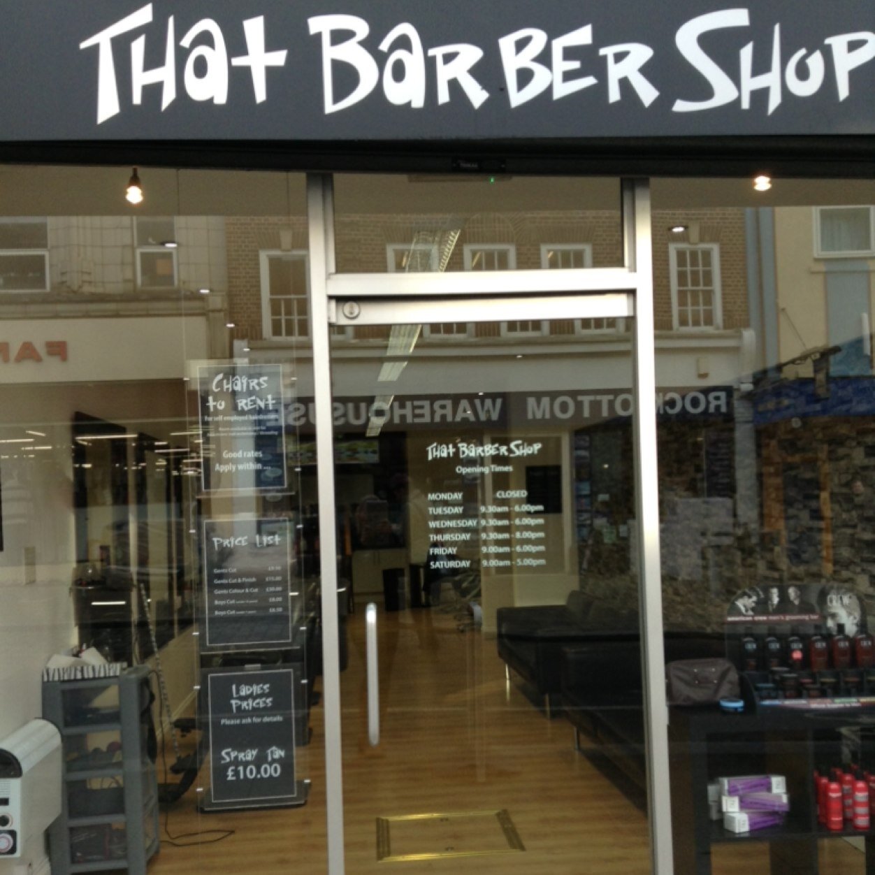 That Barber Shop 45 Gold Street, Northampton, NN1 1RA 07432 293442