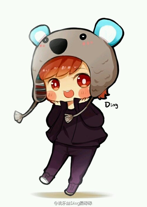 hi i'm the mini version of Luhan （　´∀｀）or you can call me the chibi version of Luhan♥ welcome to my account~