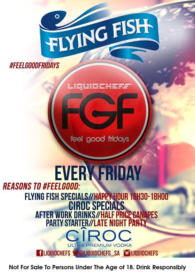 Your Only Place To Start Your Fridays @LiquidChefs_SA .. We Nice!