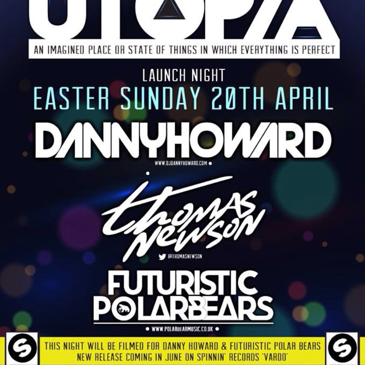 Utopia opening night Easter Sunday 20th April Liverpool.