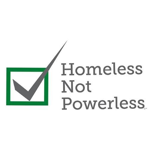 HomelessVoters's profile picture. Homeless Not Powerless empowers voters to influence policy and legislation that affect them. Get involved with us!