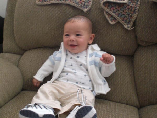Grandson when very young.