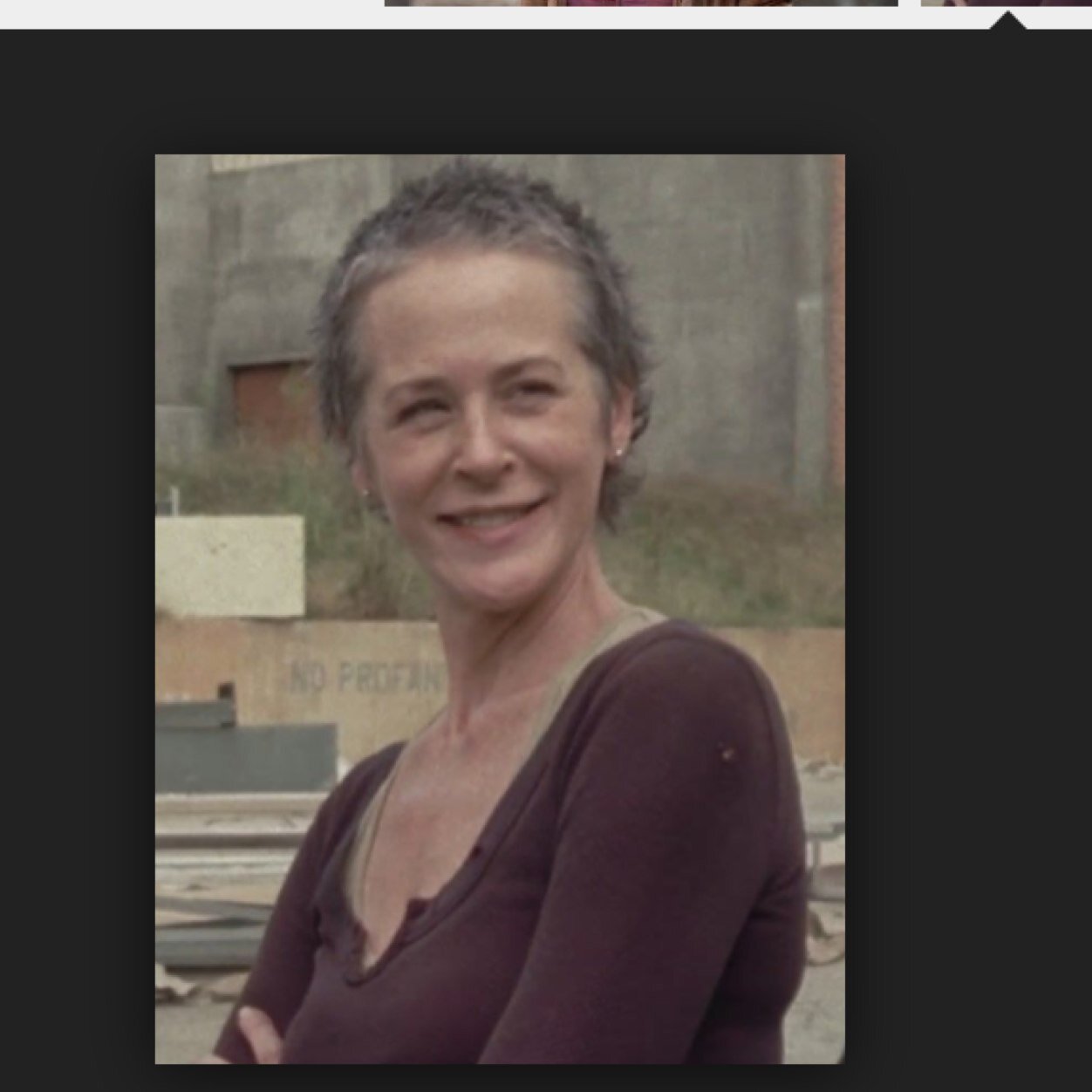 Carol68091680's profile picture. Its carol from the walking dead. (TWD) #single -looking for darly-
