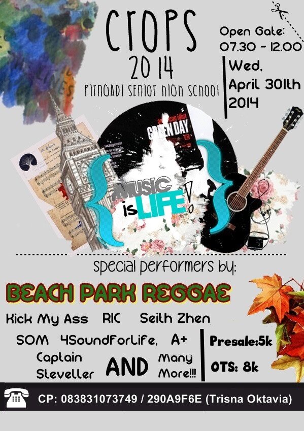 Come&Join, to our partyy! Wed, 30th April. Open Gate 07.30-12.00. With special guesstar! More info? Cek FAV! CP: Trisna (083831073749)