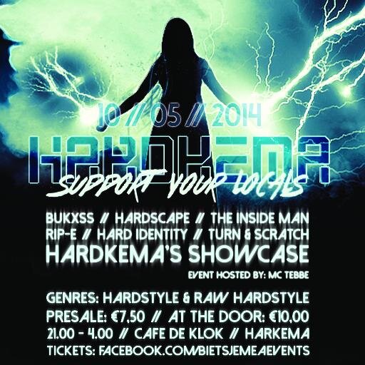 Hardkema - Support your Locals op 10 mei 2014!
