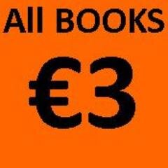 We are a small bookshop open Fri-Sun 11-5 in Dalkey selling brand new books and high quality used books, all for €3 each!