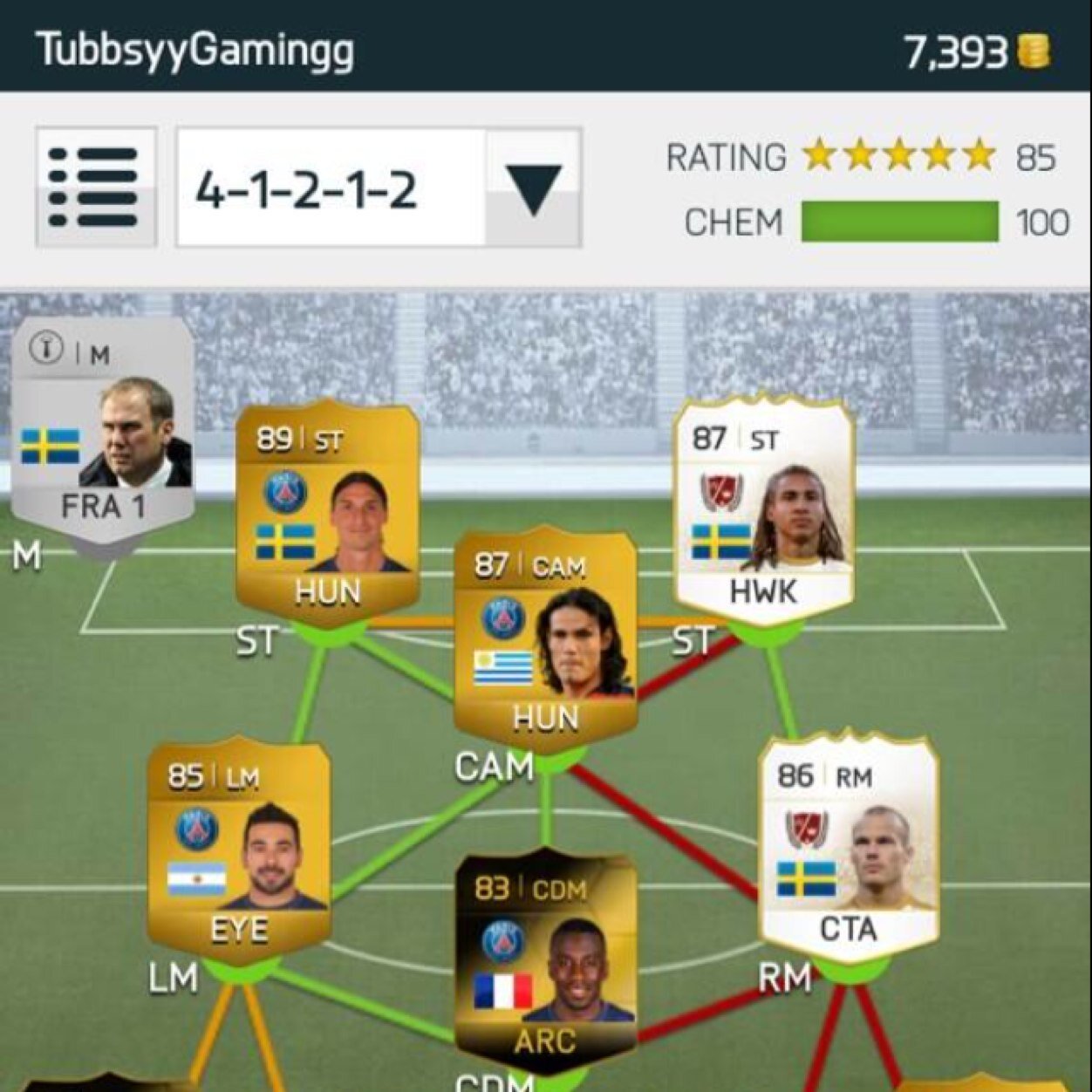 Will play wager matches and pink slips on fifa 14. Just hit the follow button and give me a tweet and ill follow back. Game on!!!