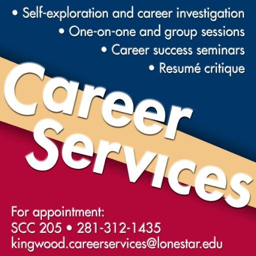 LSCKCareerSvcs's profile picture. Career Services department at Lone Star College-Kingwood: From Admission to Position