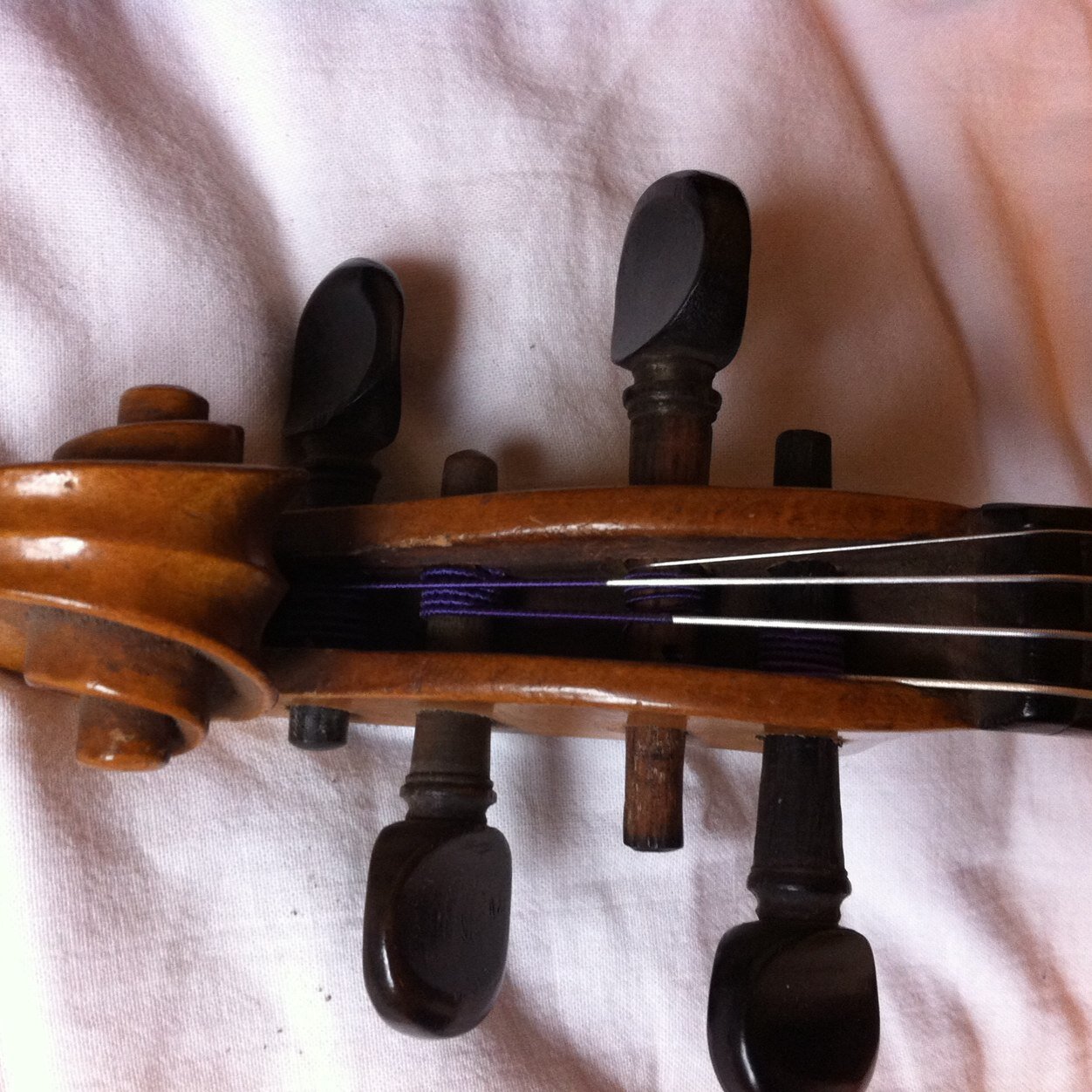 Als violiste en celliste verkoop ik in mijn webshop voor strijkers provioolverkoop.nl snaren, bladmuziek, schoudersteunen, lessenaars, hars, pinhouders, etc..