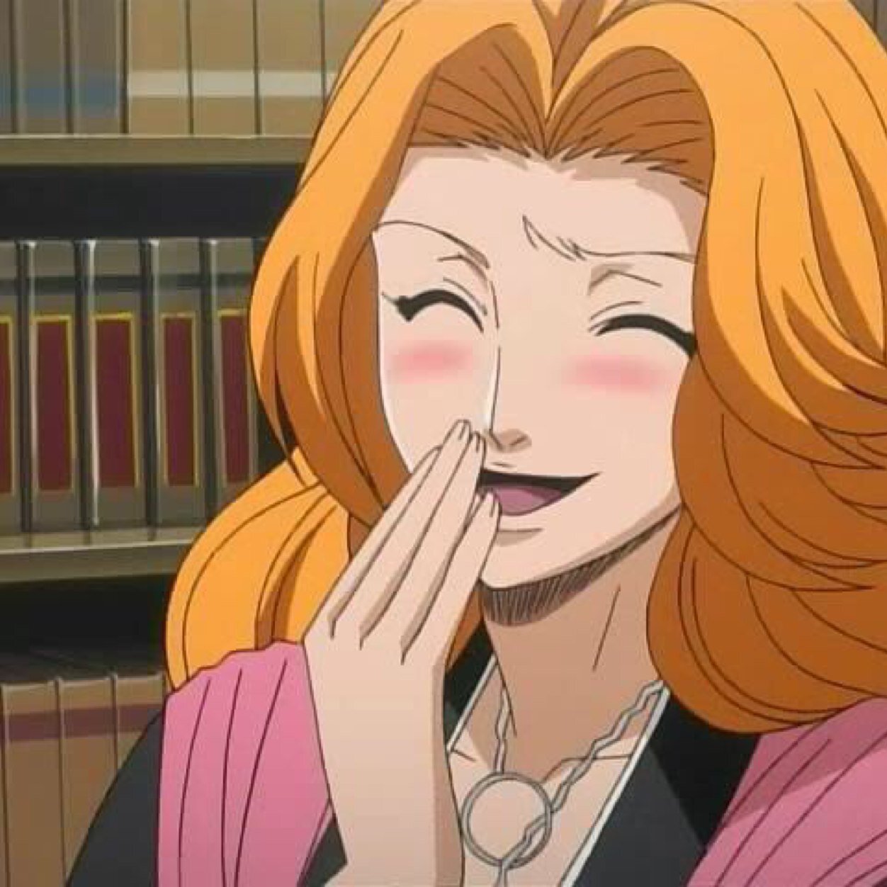 Hey it's Rangiku Matsumoto [drinks saké] I'm lieutenant of the 10th Division serving under Captain Hitsugaya. I hate paperwork but I love saké !