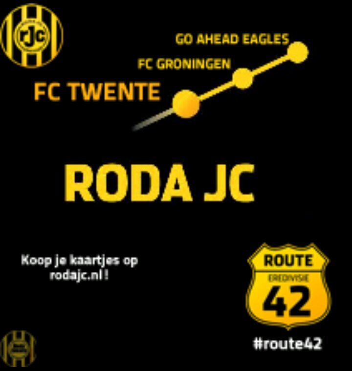 #route42, Roda JC Kerkrade, WIJ ZULLEN NOOIT DEGRADEREN, na 41 komt 42 !!!!