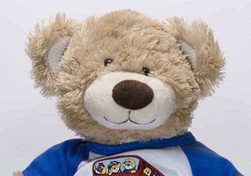 I'm a plushy bear who has loads of adventures and gets into mischief with the rest of the plushy gang
