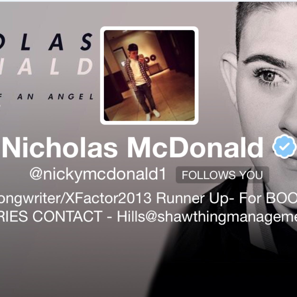 OfficialNickstr's profile picture. Answerphone and In The Arms Of An Angel are out now! 

Personal account: Heylolrachel