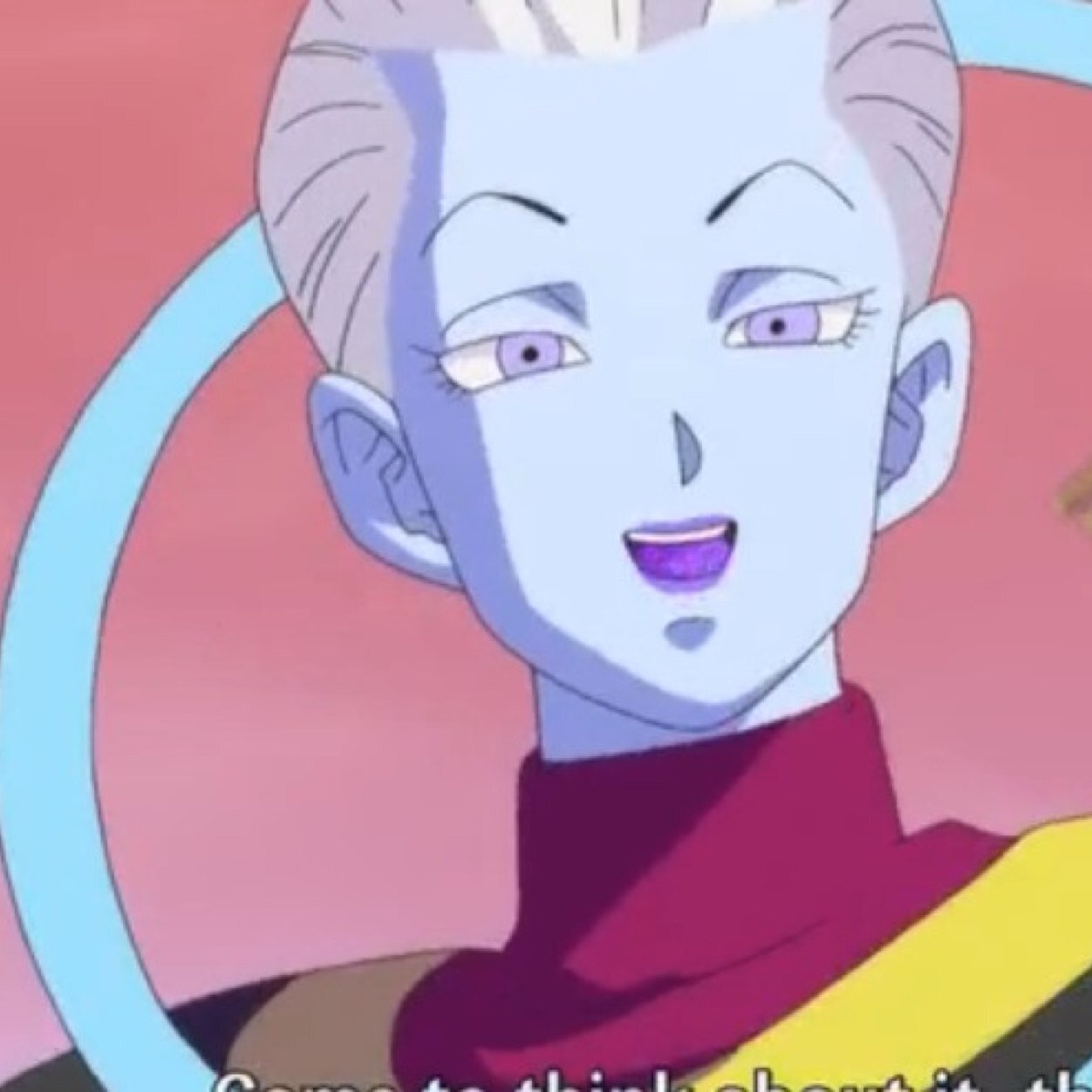 (I'm simply the life form that's known as Whis! At the moment, it's my job to look after Lord Beerus) I am Whis, Attendant to Lord Beerus