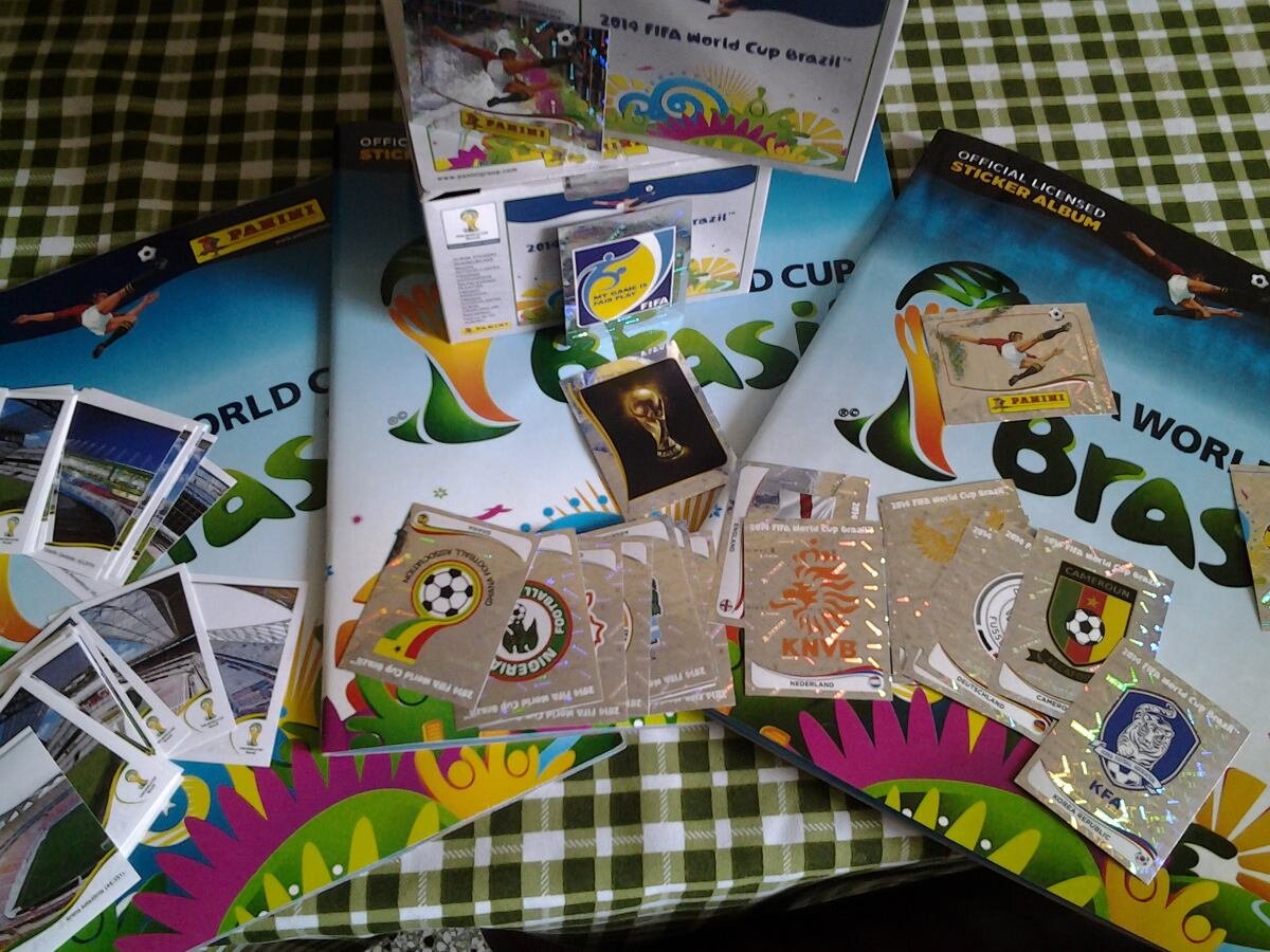Vendemos álbumes del mundial 2014, barajitas detalladas, cajas y bultos. Manda tu lista o pedido a tellenotualbum@gmail.com. Visita nuestro anuncio de OLX