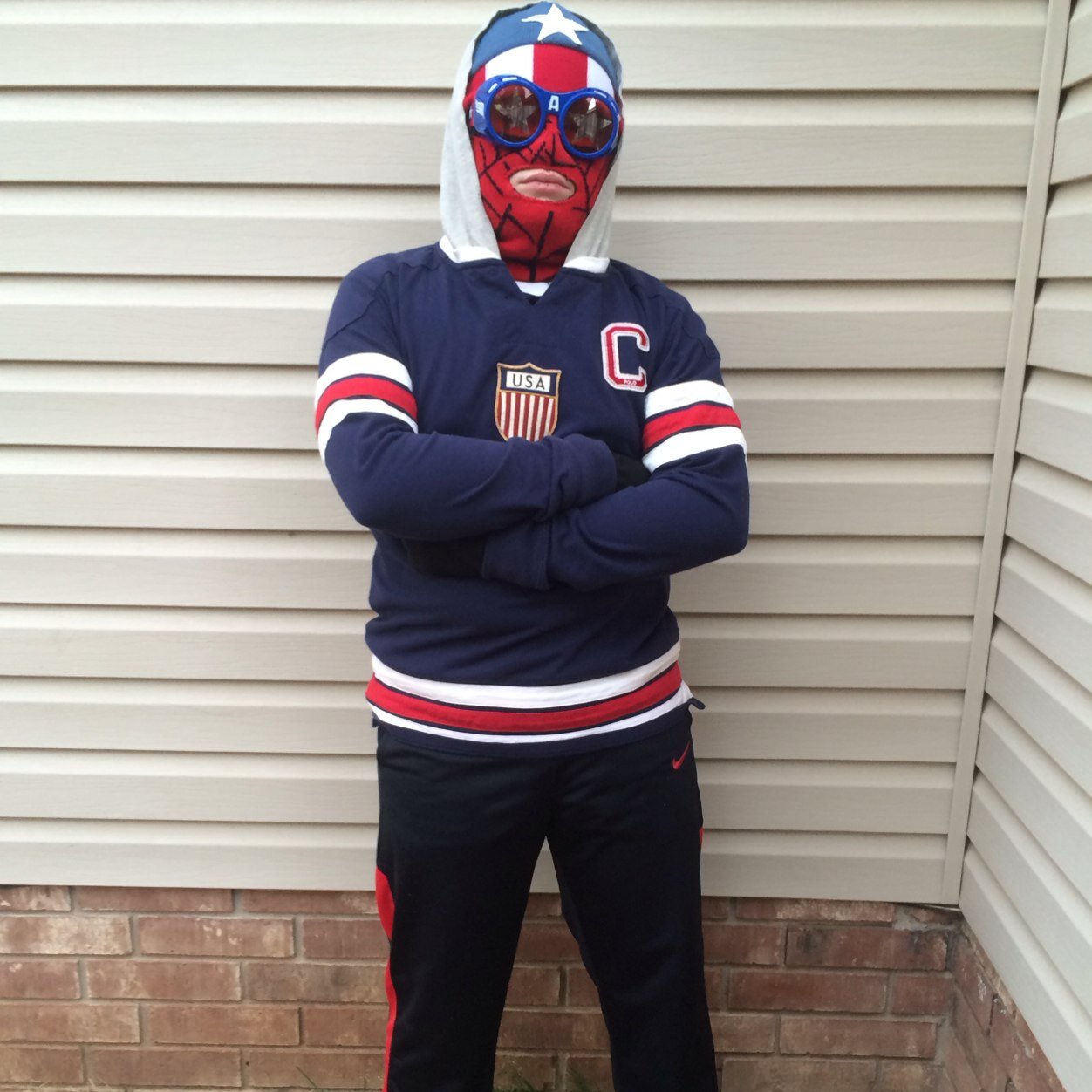 The names Kid Cap, I'm a real life Superhero partnered up with Red Bandit