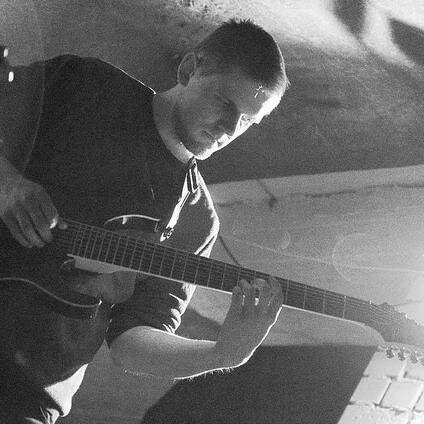 guitarist of the bands Toria and Celojums