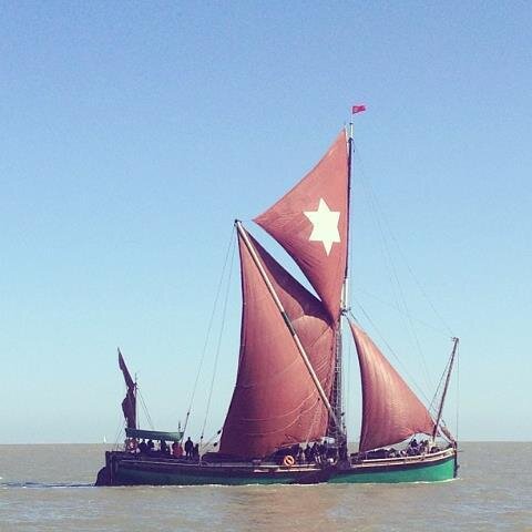 Beautiful wooden Thames Sailing barge, built in Harwich in 1895 .  Under new ownership from 1st December 2021 .