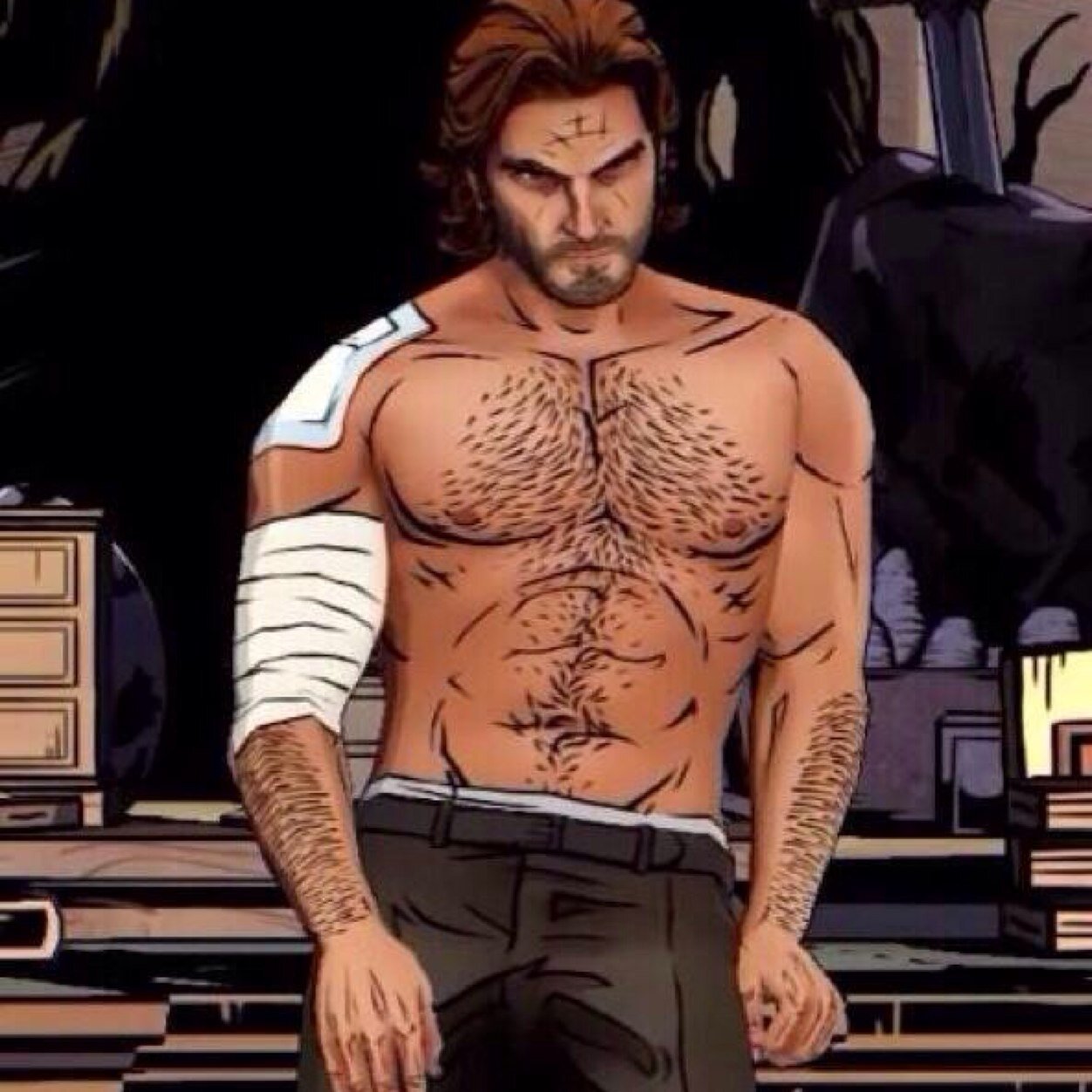 Im the sherrif of fable town.. They call me the big bad wolf. |multi role play|