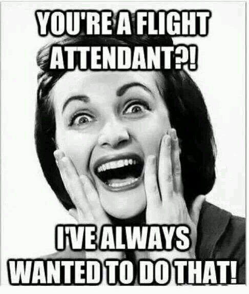 Just another crazy flight attendant reporting to you from the not so friendly skies.