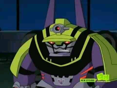 Whatta' you cogs lookin' at? you wanna' piece of me? i'm in charge around here.