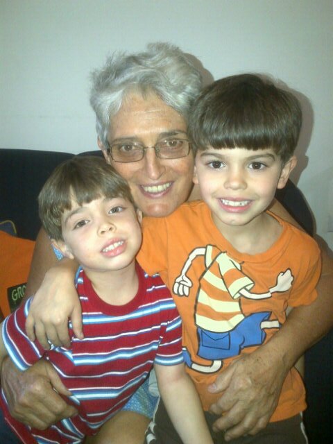Abuela de Juan Sebástian, Juan Diego y
Sabrina....mis tres amores...