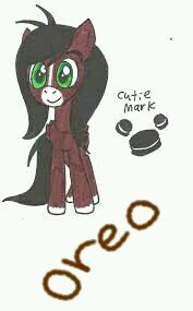 hi every pony im oreo im a mare and i love cookies hugs and hot coco. oh ye im also a pegasus. and #im single :3