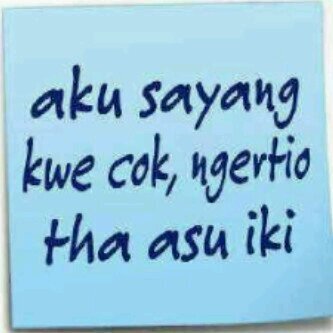 Semua terasa mesra, indah, menyenangkan, tapi... kosong