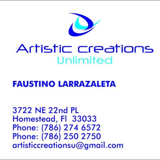 Artistic Creations Unlimited LLC is a graphic arts company Dedicated to providing quality goods services and consultations. We do  personalized photos on metals