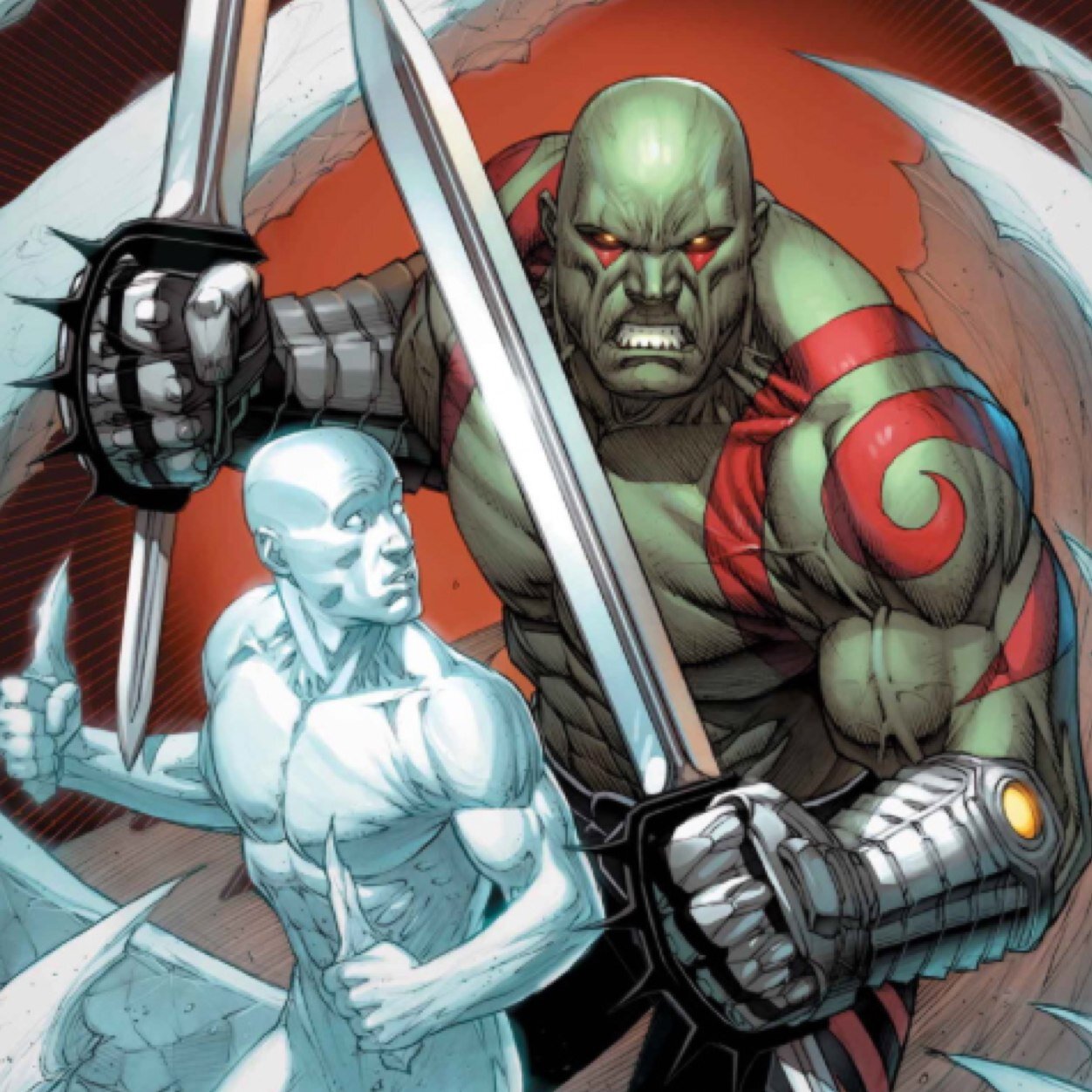 Arthur Douglas, also known as Drax the destroyer. My family was taken from me now I will take my vengance.