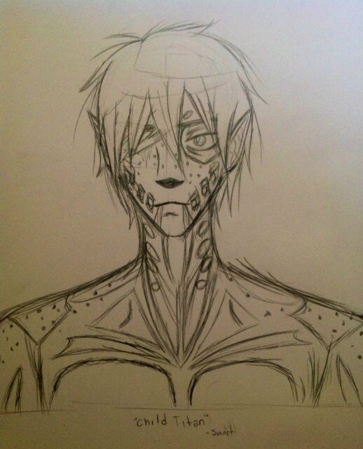 I'm Rei the titan. I'm shy titan. I'm only one that not eat human and i'm fly type. I'm just like the colosalbut little smaller #single #OC #homeless